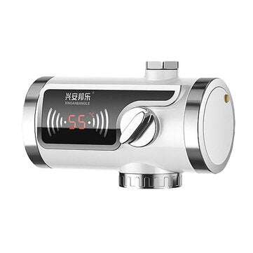 JB-14A 2000W Stainless Steel Connecting 3Sec Instant Hot Water Faucet LCD Tempera... (COLOR1: WHITE)