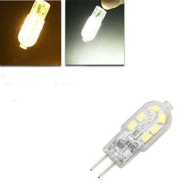 G4 LED Bulb 1.5W 120lm 12 SMD Pure White/Warmwhite Corn Light Spot Lightt AC/... (COLOR.: WARMWHITE)