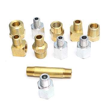 Oil Pressure Meter Test Tool Set Tester Gauge Diesel Petrol Car Garage Accessory