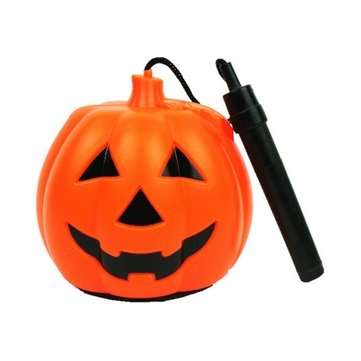 Halloween LED Rotate Hanging Halloween Pumpkin Lantern Night Light Festival Gift Kid... (SIZE: 14CM)