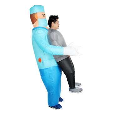 Halloween Doctor Holding People Inflatable Clothing Stage Performance Inflatable Clothing Devil Funn