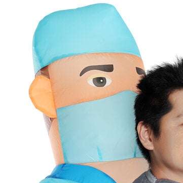Halloween Doctor Holding People Inflatable Clothing Stage Performance Inflatable Clothing Devil Funn