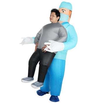 Halloween Doctor Holding People Inflatable Clothing Stage Performance Inflatable Clothing Devil Funn