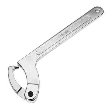 Keycon Metric Crescent Wrench Hooked Multifunctional Hook Type Wrench Tool 4 Sizes (SIZE: 15INCH)