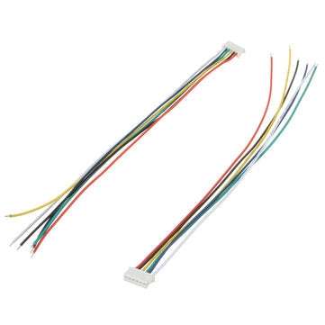 Excellway Mini Micro JST 1.5mm ZH 6-Pin Connector Plug and Wires Cables 15cm 10 Set