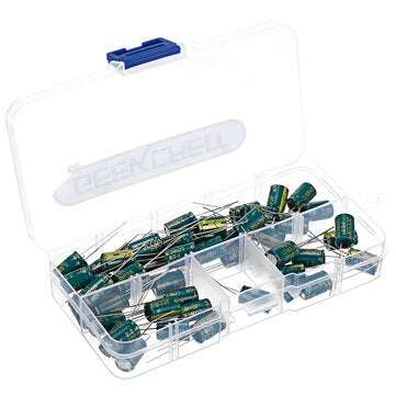 Geekcreit 50PCS 400V 2.2uf High Frequency Low Resistance Switching Power Supply Aluminum Electrolyti