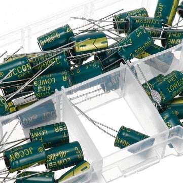 Geekcreit 50PCS 400V 2.2uf High Frequency Low Resistance Switching Power Supply Aluminum Electrolyti