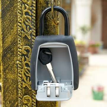 Keys Storage Box Key Storage Lock Box Safe Box Use Password Lock Alloy Material Keys Hook Security O