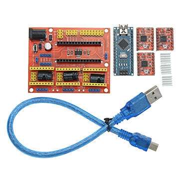 Geekcreit CNC Shield V4+ With Nano 3.0 A4988 Stepper Motor Driver Board For Arduino - products that