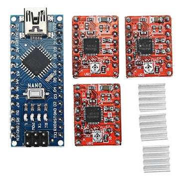 Geekcreit CNC Shield V4+ With Nano 3.0 A4988 Stepper Motor Driver Board For Arduino - products that