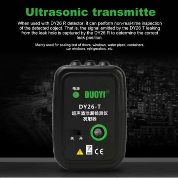 DUOYI DY26 Mini Ultrasonic Flaw Detectors Gas Handheld Portable Vacuum Sealing Leakage Tester Locati