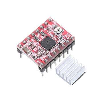 Geekcreit A4988 Driver Module Stepper Motor Driver Board with Heatsink