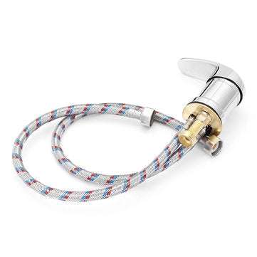 Hot/Cold Water Mixer Tap Shower Head Sprayer Hose 1/2" For Hairdressing Salon