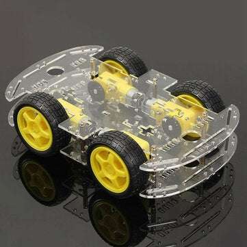 Geekcreit 4WD Smart Robot Car Chassis Kit With Strong Magneto Speed Encoder/TT Motor