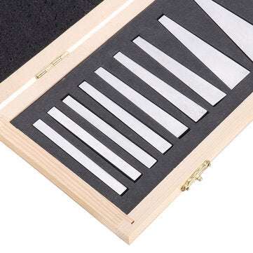 Machifit 12pcs Precision Angle Block Set 1/4 to 30 Degree Lathe Gauge Milling Machinist Lathe Tools