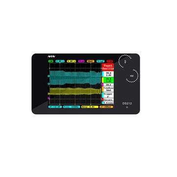 DS212 Digital Storage Oscilloscope Portable Nano Handheld Bandwidth 1MHz Sampling Rate 10MSa/s Thumb