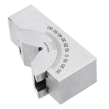 Machifit Adjustable Angle Gauge V-block Angle Grinder KP25 0-60 Degree Precision Angle Plate Block f