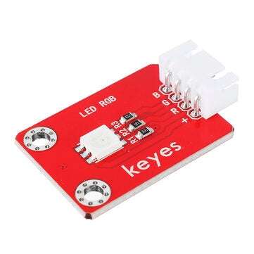 Keyes Brick Warn Light LED RGB Module (pad hole) Anti-reverse Plug White Terminal Digital Signal
