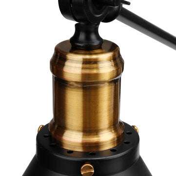 E27 Retro Industrial Style Wall Lamp Vintage Wrought Iron Bedside Indoor Lighting 110V