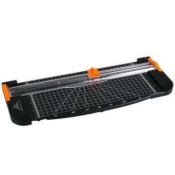 Heavy Duty Paper Cutter A4 Precision Rotary Paper Photo Card Cutter Trimmer Ruler