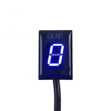 Motorcycle LED Red/Blue/Green 1-6 Gear Display Suitable For Suzuki  (COLOR.: GREEN)
