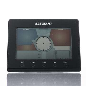 ELEGIANT EOX-9938 US F Digital Indoor Outdoor Thermometer Hygrometer Monitor Sensor Automatic Time