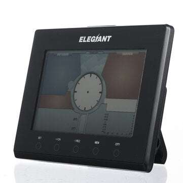 ELEGIANT EOX-9938 US F Digital Indoor Outdoor Thermometer Hygrometer Monitor Sensor Automatic Time