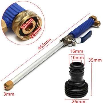 High Pressure Washer Garden Car Wash Spray Nozzle Water Guns Hose with 2 Spray Tips