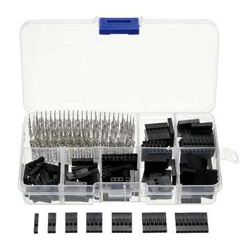 Excellway TC33 310Pcs Wire Jumper Header Connectors M/F Crimp Pins Terminal For Dupont