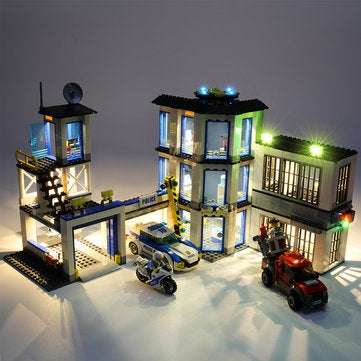 LED Light Lighting Kit ONLY For LEGO 60141 City Series Police Station Bricks Toy