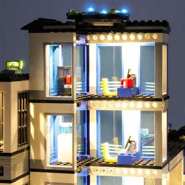 LED Light Lighting Kit ONLY For LEGO 60141 City Series Police Station Bricks Toy