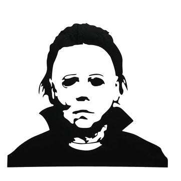 Halloween Decoration Removable Glass Window Wall Stickers Creepy Terror Black Decor Sticker
