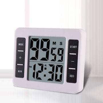 KC-12 Electric Digital Kitchen Timer Backing Stand with Large LCD Display Timer
