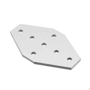 Machifit Aluminum 7 Holes Join Plate Corner Bracket for 2020 V-slot Aluminum Extrusions Profiles CNC