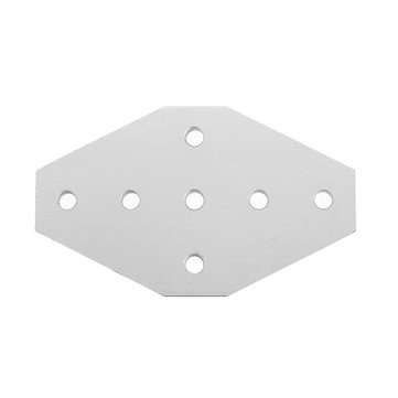 Machifit Aluminum 7 Holes Join Plate Corner Bracket for 2020 V-slot Aluminum Extrusions Profiles CNC