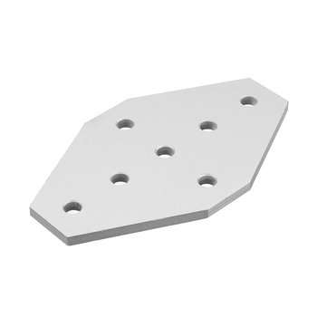 Machifit Aluminum 7 Holes Join Plate Corner Bracket for 2020 V-slot Aluminum Extrusions Profiles CNC