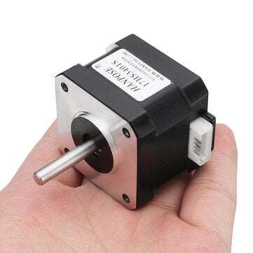 HANPOSE 3pcs 17HS3401-S 34mm Nema 17 Stepper Motor 42 Motor 42BYGH 1.3A 28N.cm 4-lead for CNC Laser