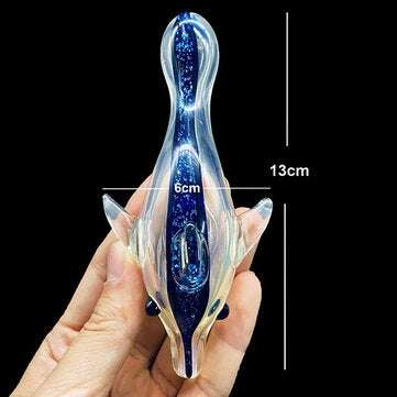 Lovely Dolphin Smoking Pipes Portable Hand Tube Tobaccos Oil Burner Glass Pipes Tools