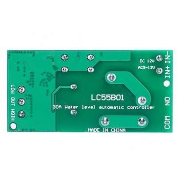 LC55B01 AC/DC 12V 30A Water Level Automatic Controller Aquarium Liquid Switch Relay Board for Soleno