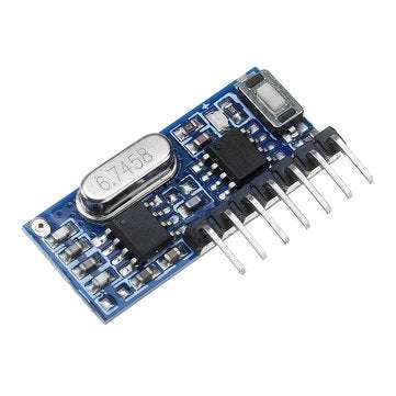 Geekcreit RX480E-4 433MHz Wireless RF Receiver Learning Code Decoder Module 4 Channel Output