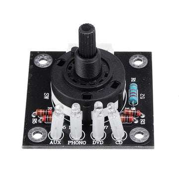 KYYSLB AC12-15V Relay Adjustment Selection Board Audio Signal Selection Audio Source Switching Input