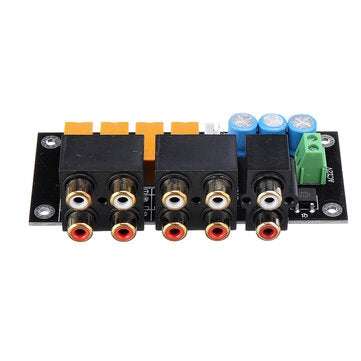 KYYSLB AC12-15V Relay Adjustment Selection Board Audio Signal Selection Audio Source Switching Input