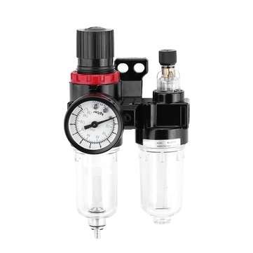 G1/4 3/8`` Pneumatic Air Pressure Filter Regulator Lubricator Moisture Water Trap... (TYPE: 1-4INCH)