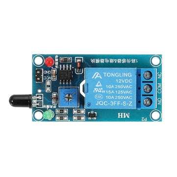 Flame Flare Detection Module Flame Sensor 12V Relay Board Infrared Receiver Module