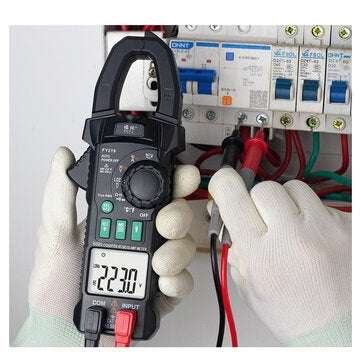 FUYI FY219 Double Display AC/DC True RMS Digital Clamp Meter Portable Multimeter Voltage Current Met