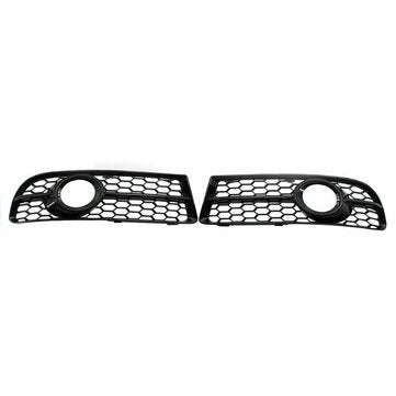 Fits for Audi A4 B7 S-Line S4 05-08 Honeycomb Front Bumper Fog Lamp Grille 2005-2008