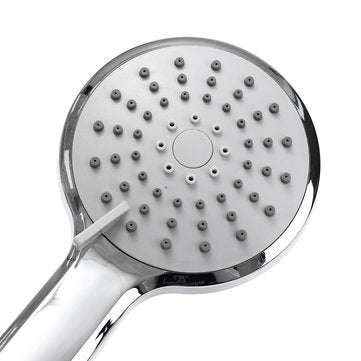 Modern Style Wall Mount Chrome Bathroom Faucet Hot Cold Mixer Tap + Shower Head