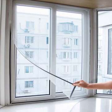 Honana WX-318 White Insect Mosquito Door Window Mesh Screen Sticky Nylon Tape Net Window Film