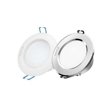 OPPLE 3W 220V LED Downlight White / Warm White Ceiling Light ... (LIGHT: WARMLIGHT | COLOR.: SILVER)