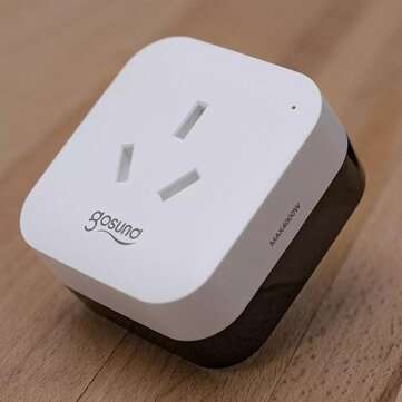 Gosund WiFi Smart Plug 16A AU Adapter Wireless Remote Voice Control Power Energy Monitor Outlet Time